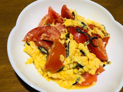 トマトと卵の中華風炒め